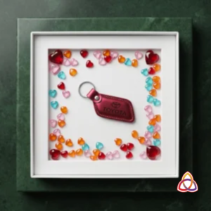 Toyota Signature Series Premium Garnish Keychain Se