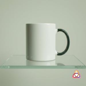 Deep Forest & Mint Two-Tone Ceramic Mug