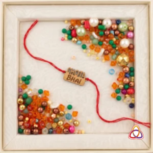 The ‘Chota Bhai’ Celebration Rakhi & Bead Keepsake Set