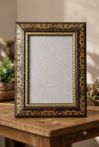 Classic Minimalist Black 4×6 Photo Frame (With photo)