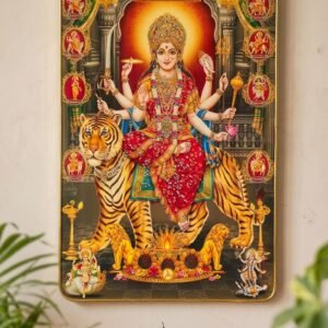 Devi  Durga With Navadurga Framed Wall Art