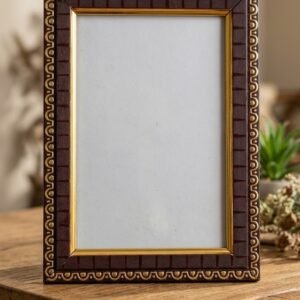 Classic Minimalist Black 4x6 Photo Frame(With Photo)
